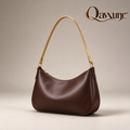 𝑸𝒂𝒗𝒙𝒖𝒏𝒓™ Two-Tone Crescent Shoulder Bag