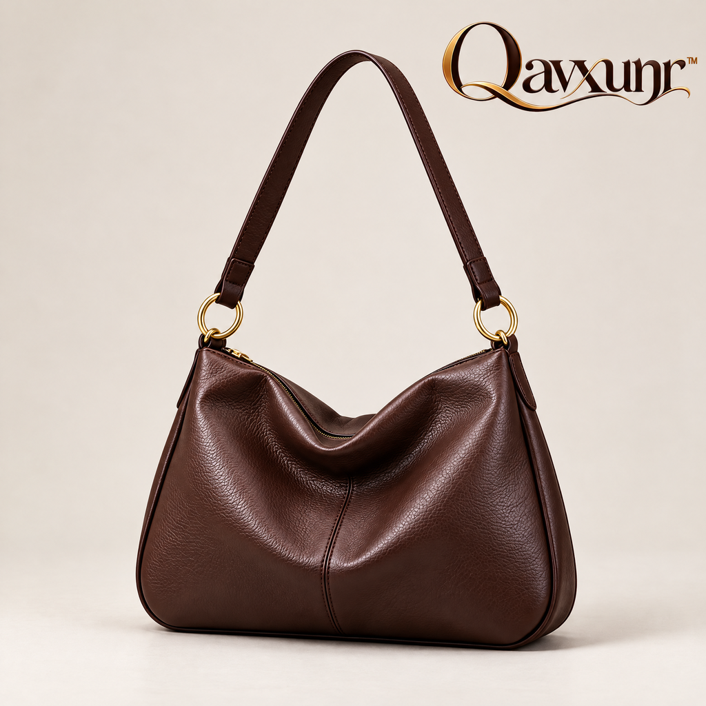 𝑸𝒂𝒗𝒙𝒖𝒏𝒓™ Espresso Slouchy Hobo Bag
