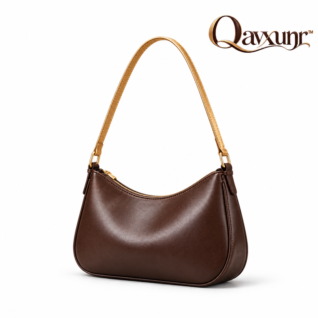 𝑸𝒂𝒗𝒙𝒖𝒏𝒓™ Two-Tone Crescent Shoulder Bag